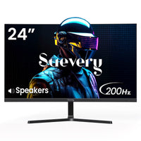 24" 200Hz Gaming Monitor,Ips Panel,Fhd 1080P, Built-In Speakers, 120% Srgb, Freesync, Black