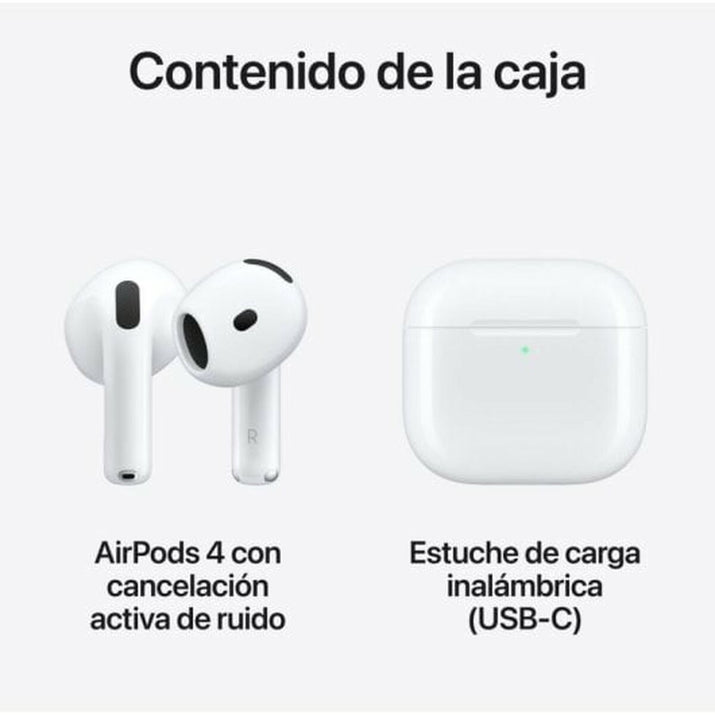 In-ear Bluetooth Headphones Apple AirPods 4 White-1