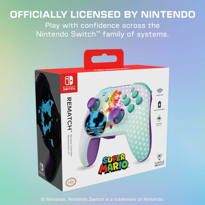 Gaming Control Turtle Beach Rematch Mario Nintendo Switch-3