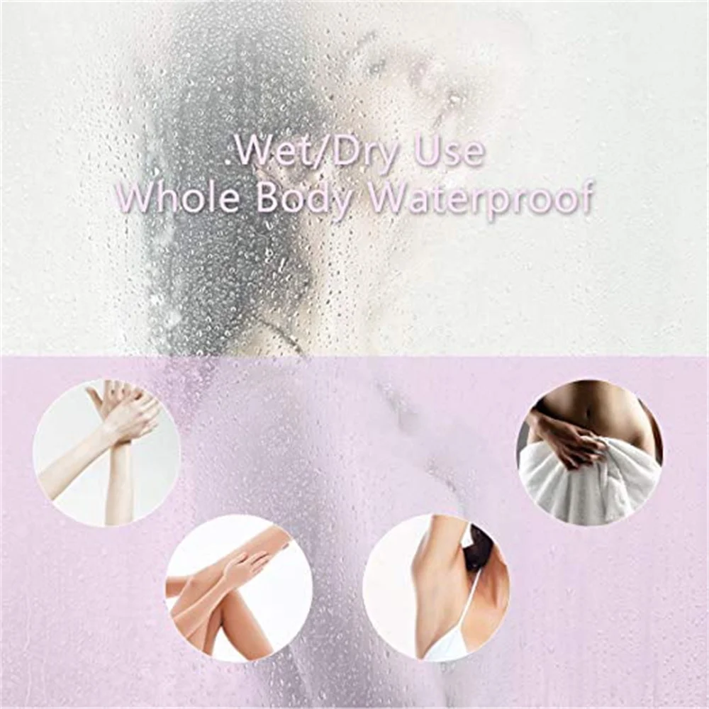 Electric Shaver for Women, Cordless Razor, Wet Dry Razor Remover Shavers & Trimmer for Ladys Legs Face Facial Hair Bikini Area Armpit Body,Purple