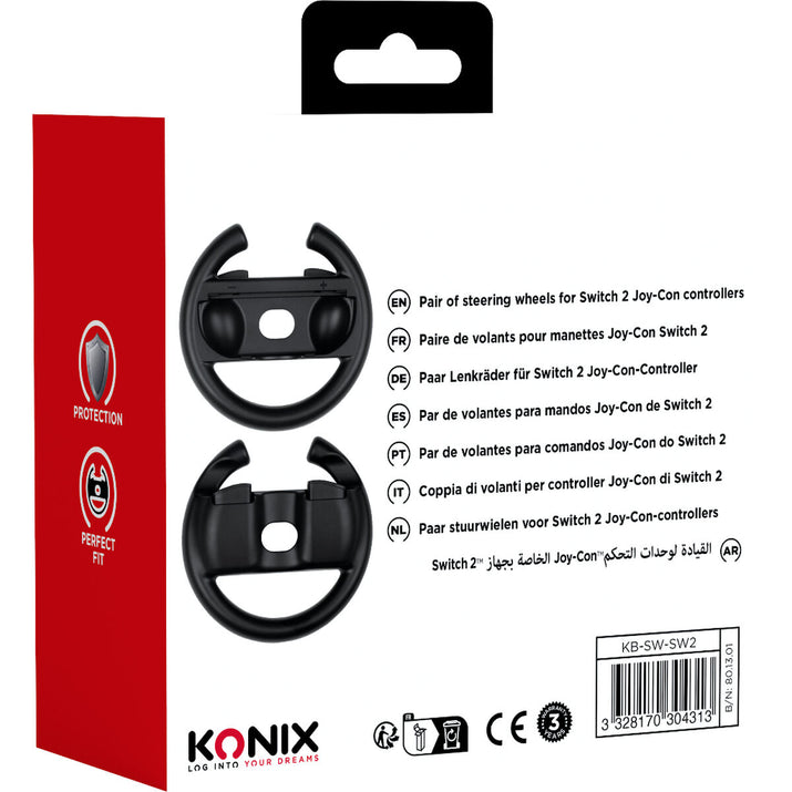 Steering wheel KONIX Black Nintendo Switch-1