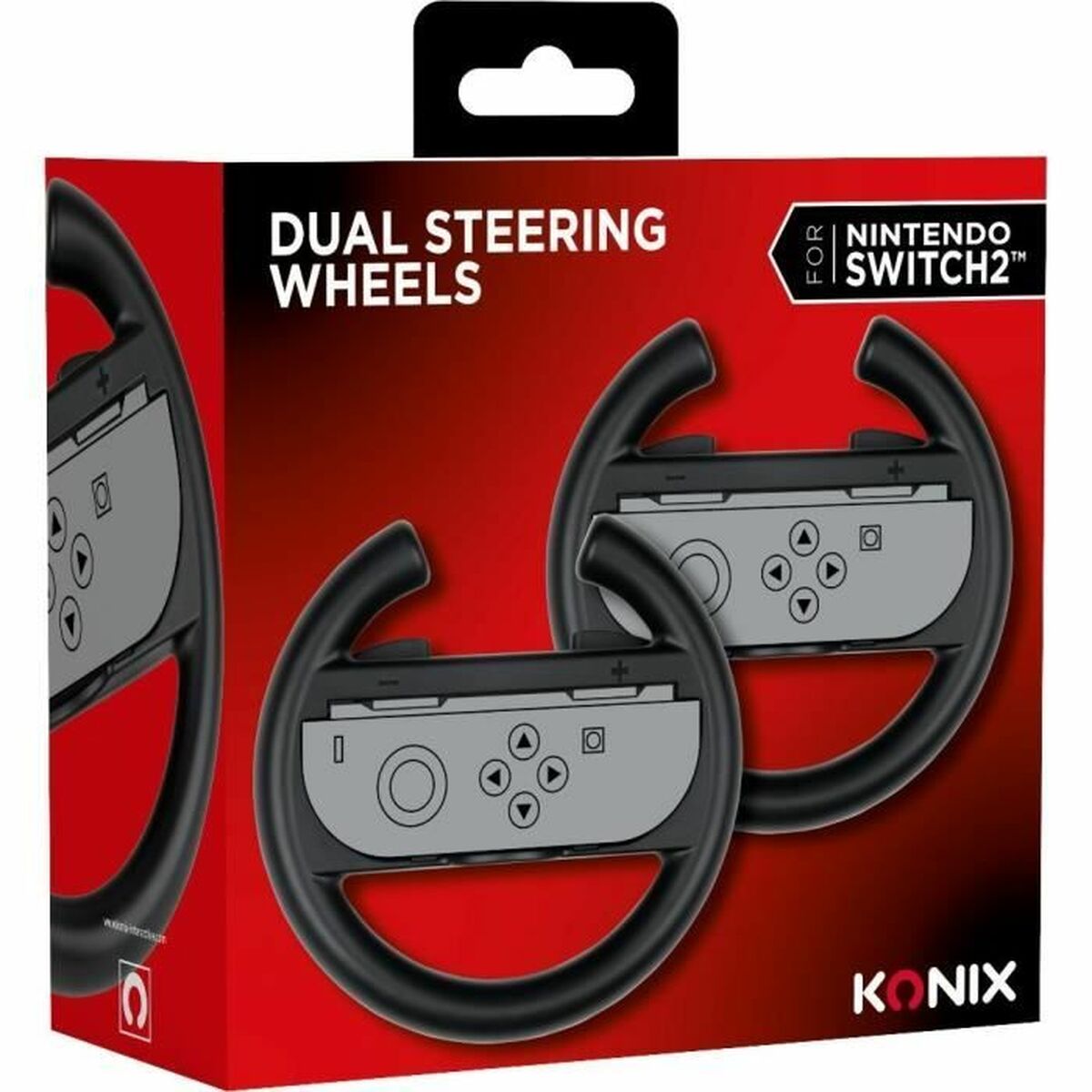 Steering wheel KONIX Black Nintendo Switch-5