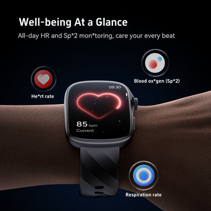 Smart Eco Drive Watch for Women, 1.95'' AMOLED Ultra-Clear Screen Activity Trackers with Heart Rate/Sleep/SpO2 Monitor, Smartwatch for iPhone/Samsung/Android-4