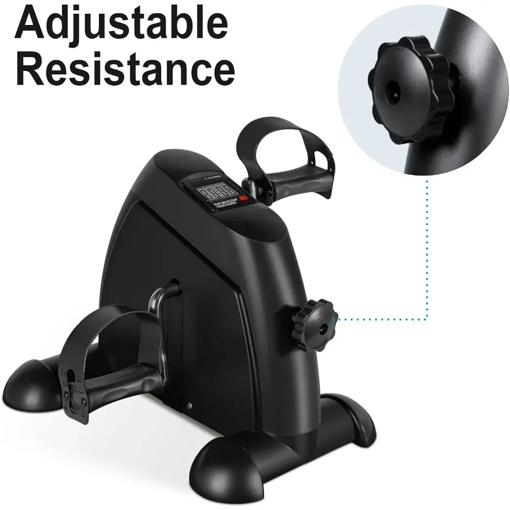 Multi-Function Mini Digital under Desk Bike Stepper Foot Pedal Exerciser,Pedal Exerciser for Senior