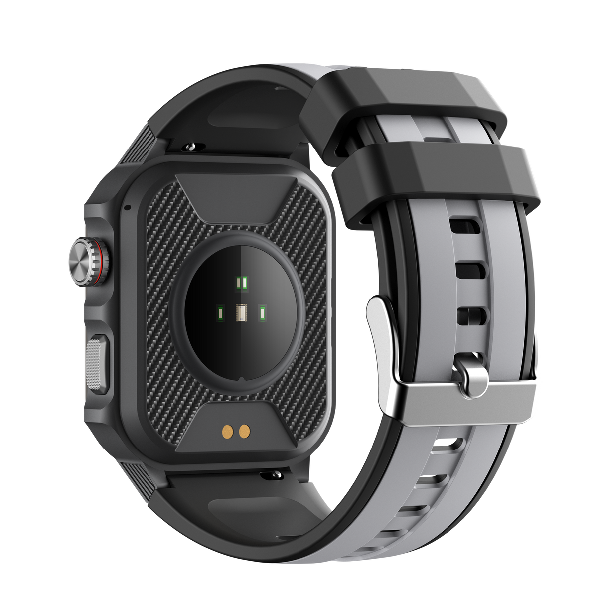 Rugged Smartwatch for Men 3ATM Waterproof Smartwatch 1.96 inch screen for Android and iOS Phones Fitness Tracker Watch with 100+ Sports Modes-2