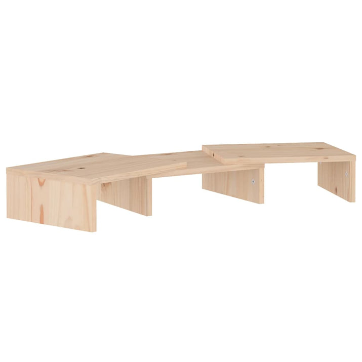 NNEVL Monitor Stand 60x24x10.5 cm Solid Wood Pine-1