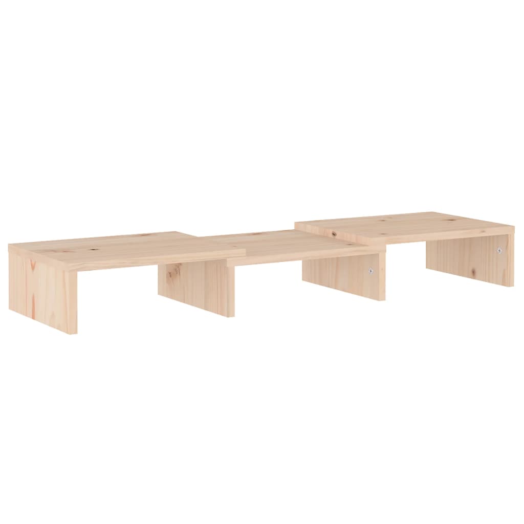 NNEVL Monitor Stand 60x24x10.5 cm Solid Wood Pine-3