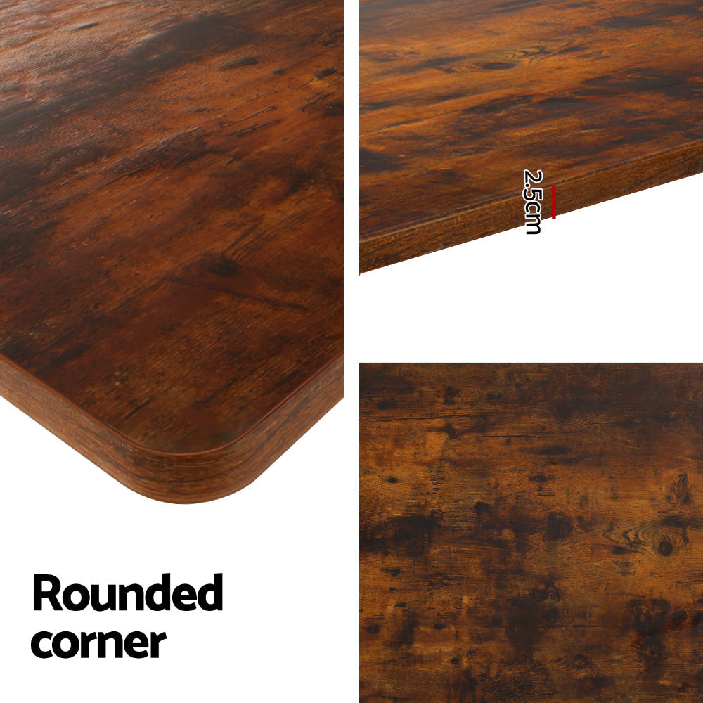 NNEDSZ Artiss Standing Desk Motorised 120CM Rustic Brown-3