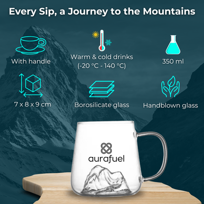 Mountain drinking glass - 350 ml-1