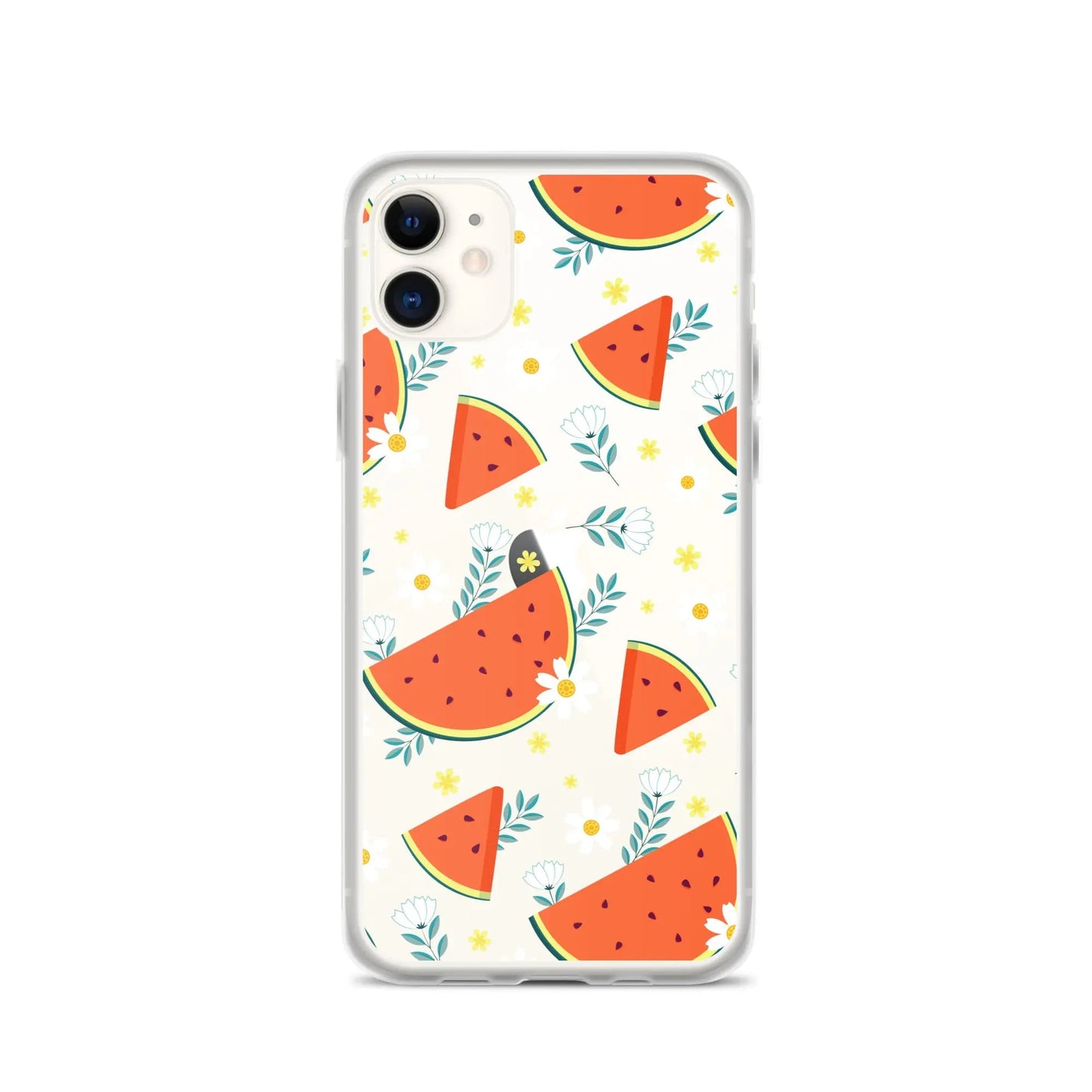 Stylish Printed Silicone iPhone Case-1