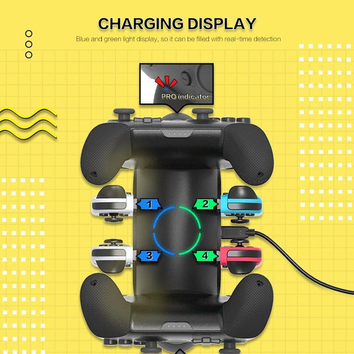 NNEIDS Versatile 6-In-1 Joycon Holder For Nintendo Switch-4