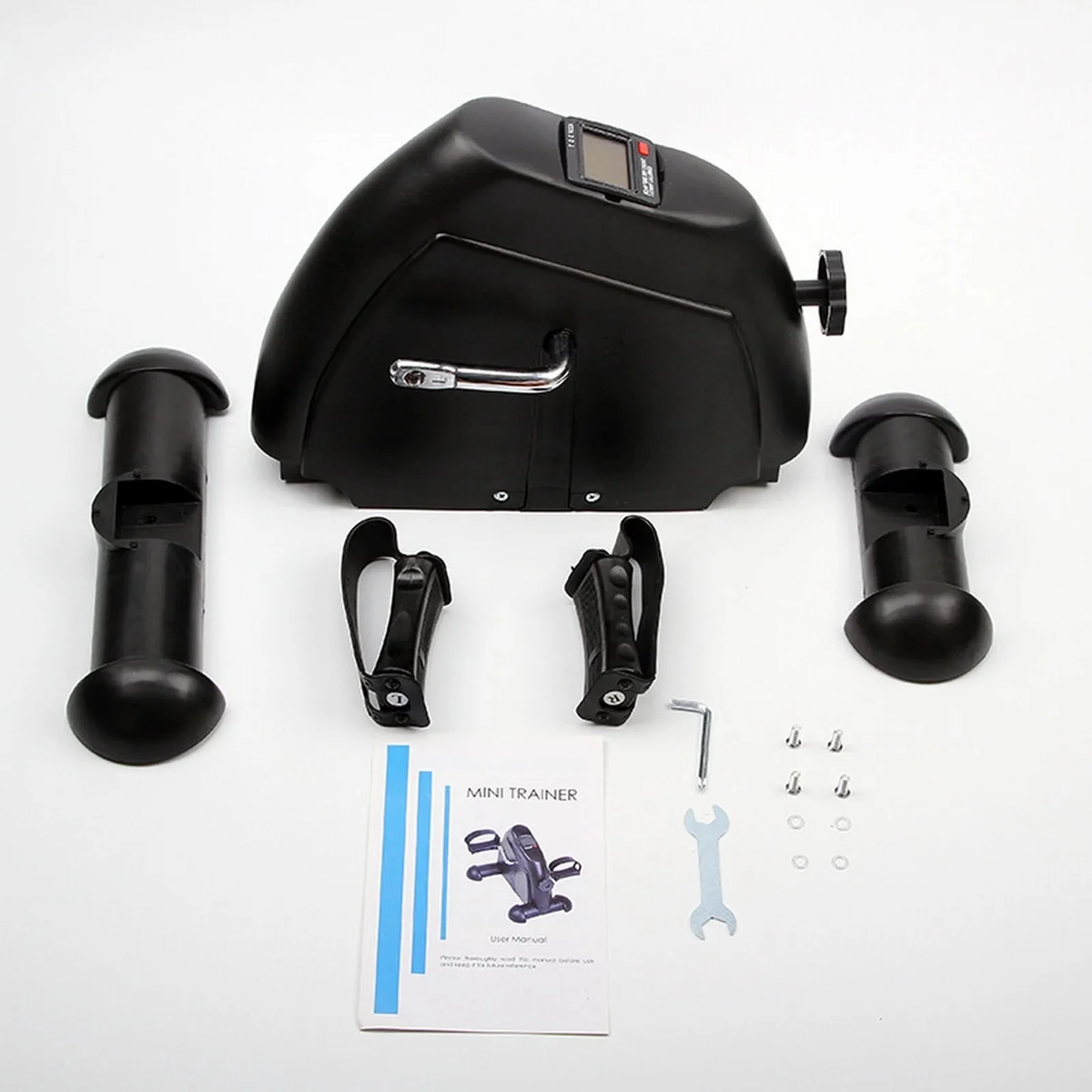 Multi-Function Mini Digital under Desk Bike Stepper Foot Pedal Exerciser,Pedal Exerciser for Senior